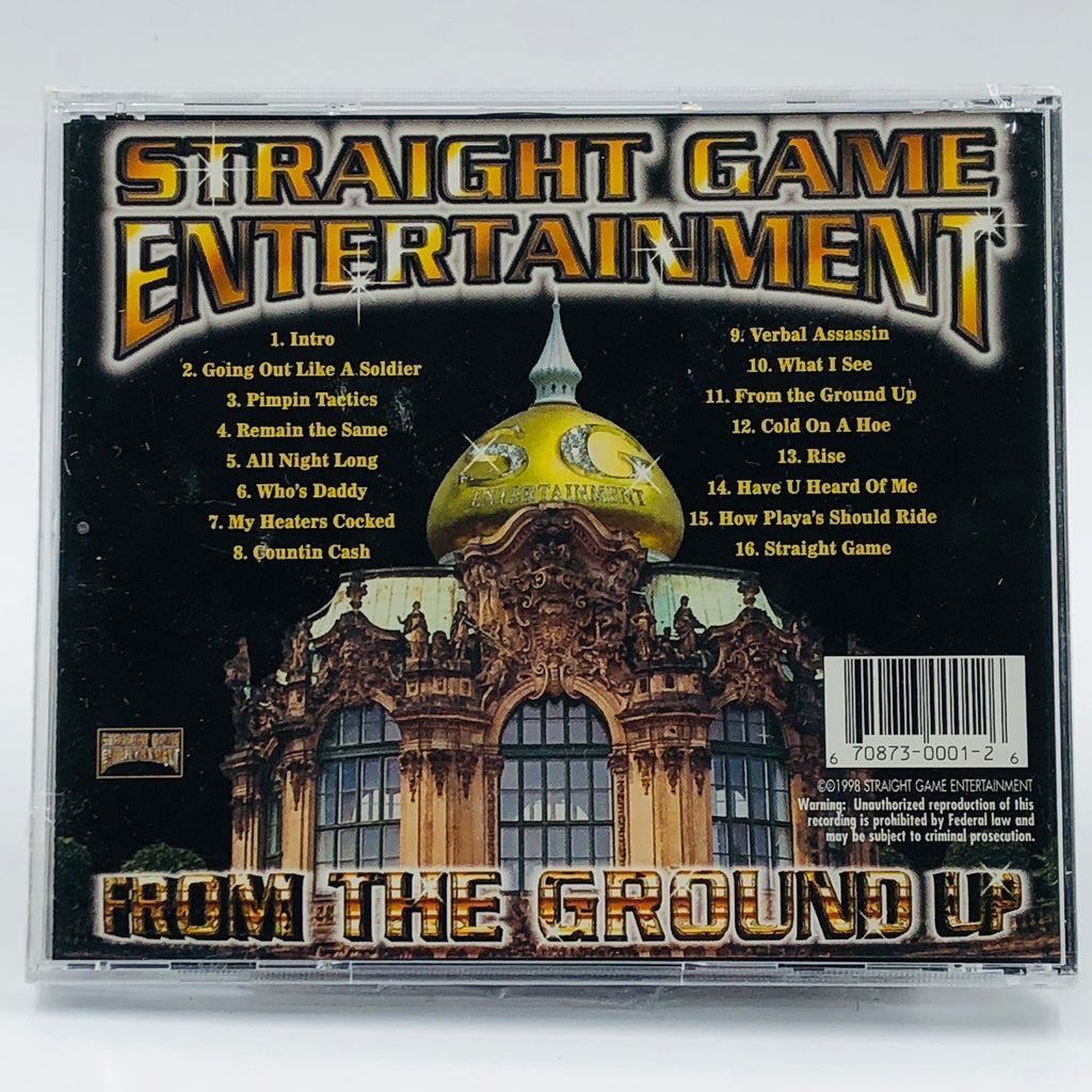 G-Rap / レア / Straight Game Entertainment Straight Game Entertainment: From The Ground Up: CD – Mint Underground