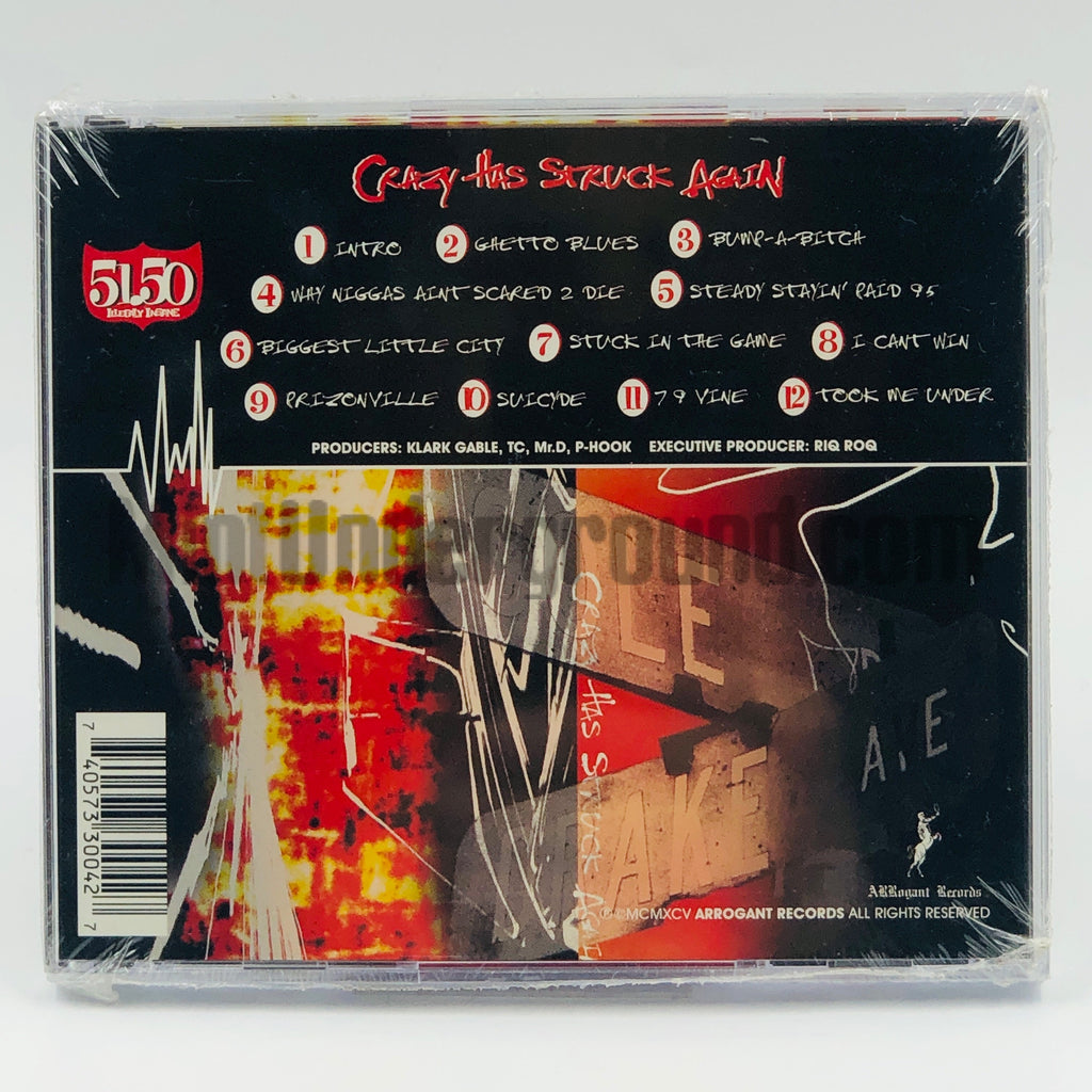 51.50 Illegaly Insane (5150): Crazy Has Struck Again: CD – Mint