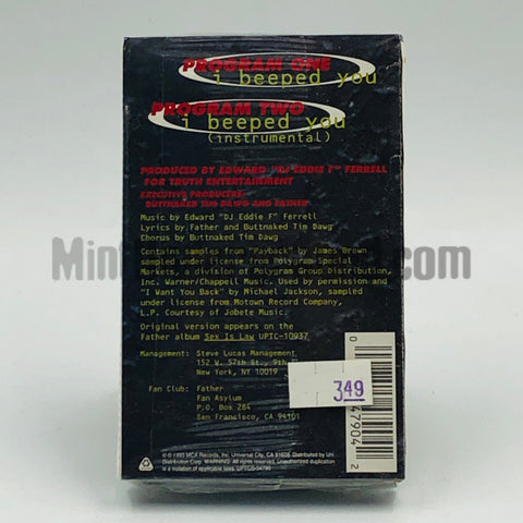 Father/Father MC: I Beeped You: Cassette Single