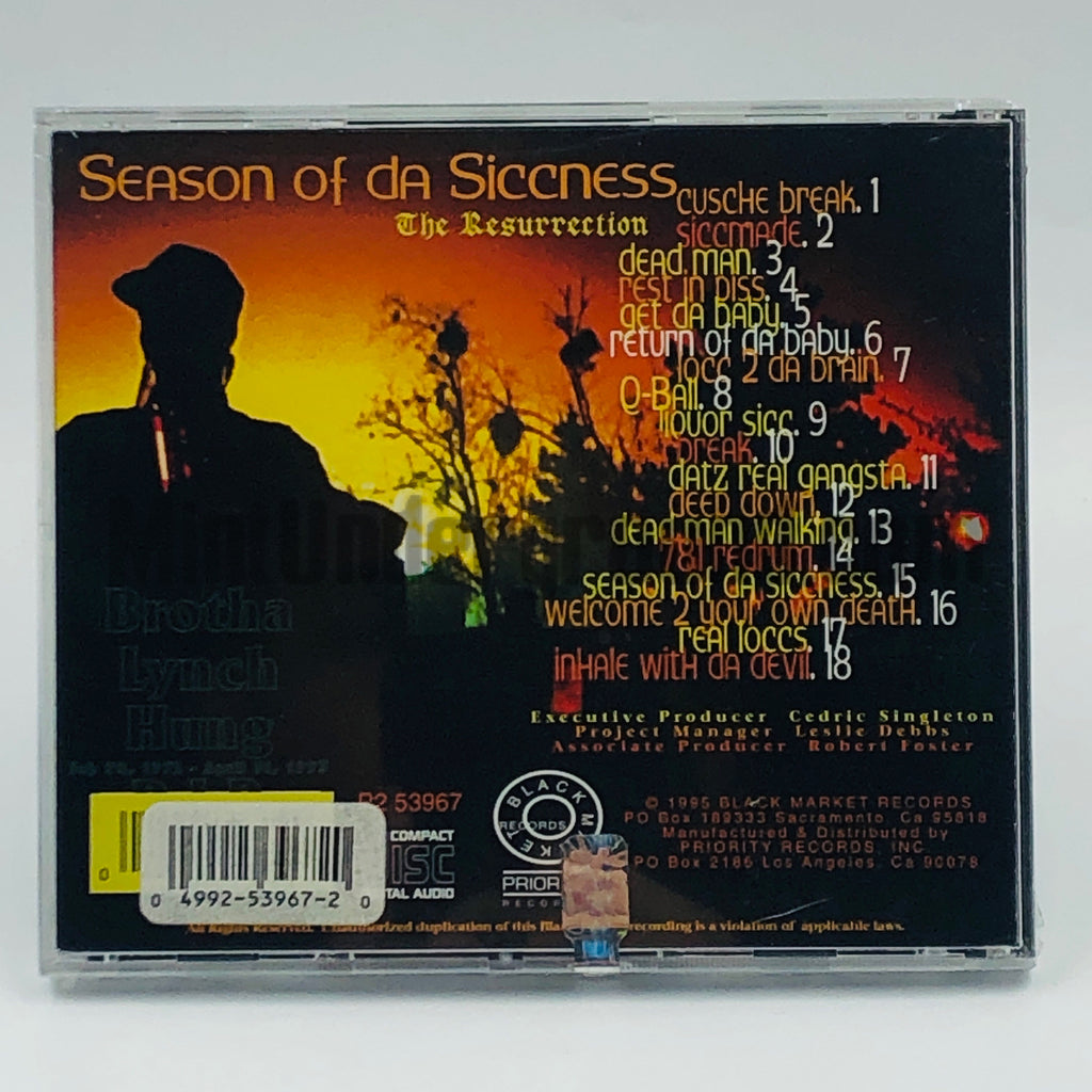 Brotha Lynch Hung: Season Of Da Siccness: CD – Mint Underground