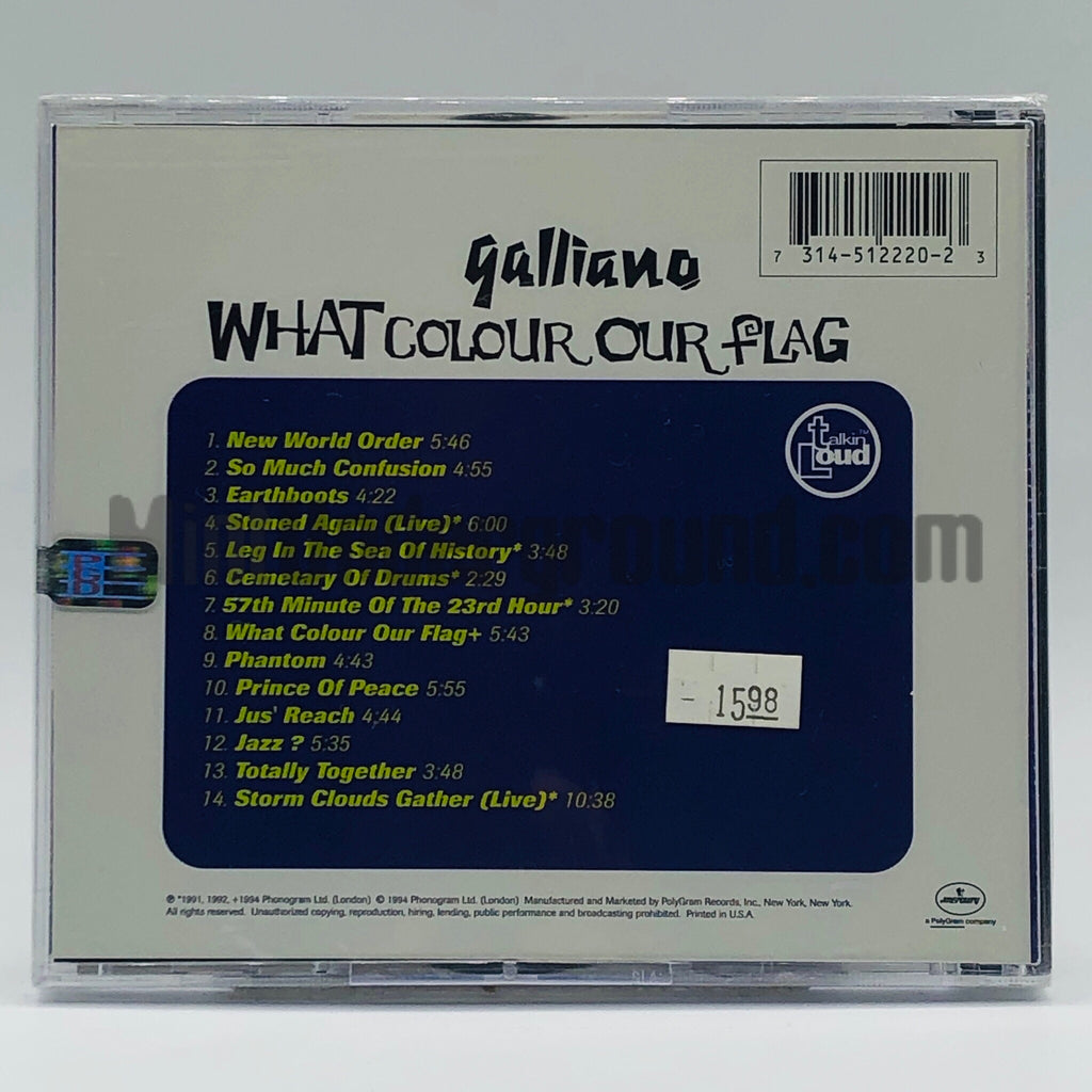 Galliano: What Colour Our Flag: CD Galliano: What Colour Our Flag: CD