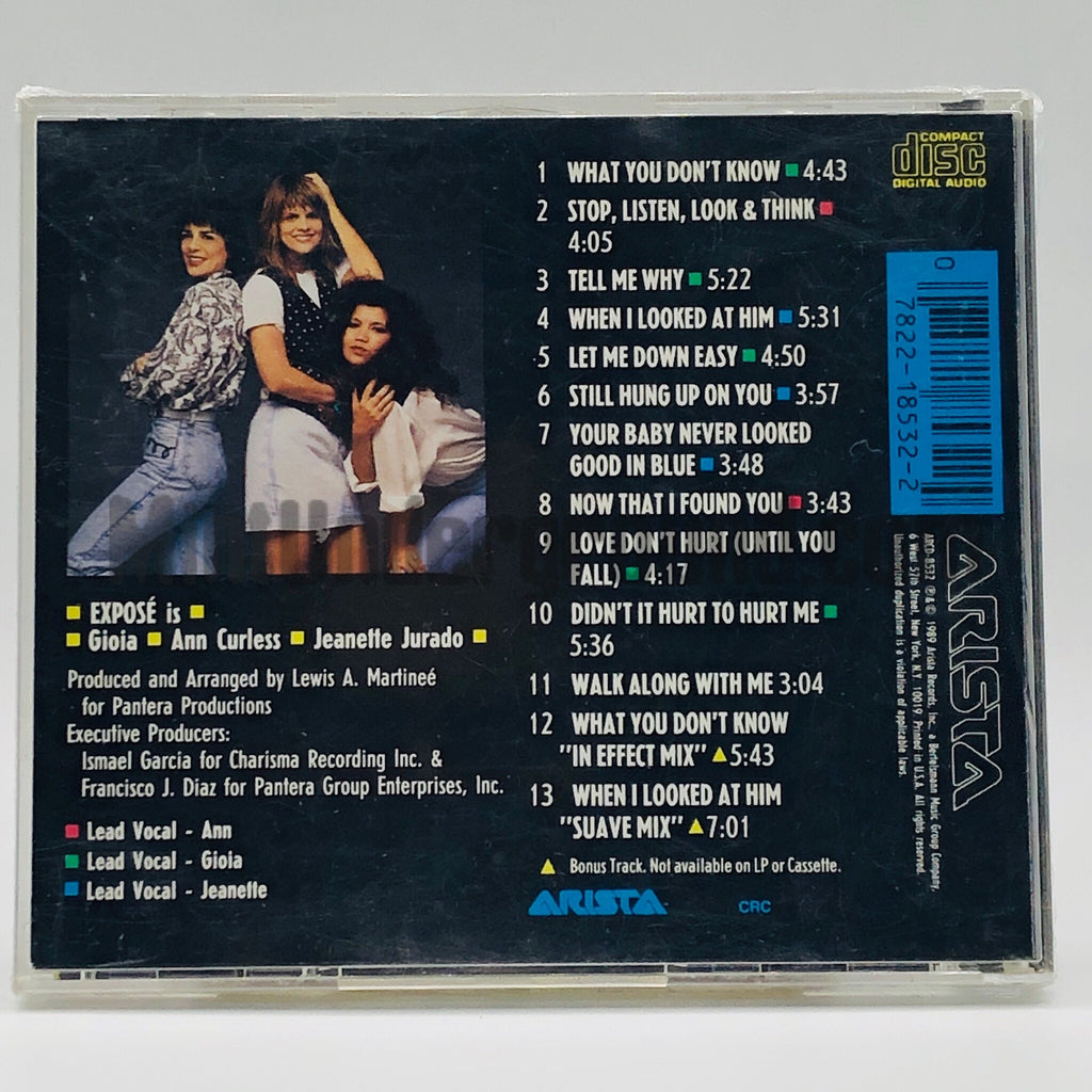 【中古】「未使用品」［CD］What You Don't Know Exposé: What You Don't Know: CD – Mint Underground