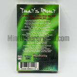 DJ Taz: That's Right: Cassette Single