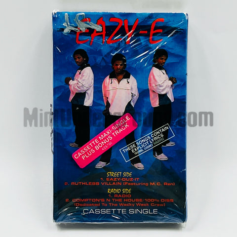 Eazy-E: Eazy-Duz-It/Ruthless Villain/Radio/Compton's N The House: Cassette Single