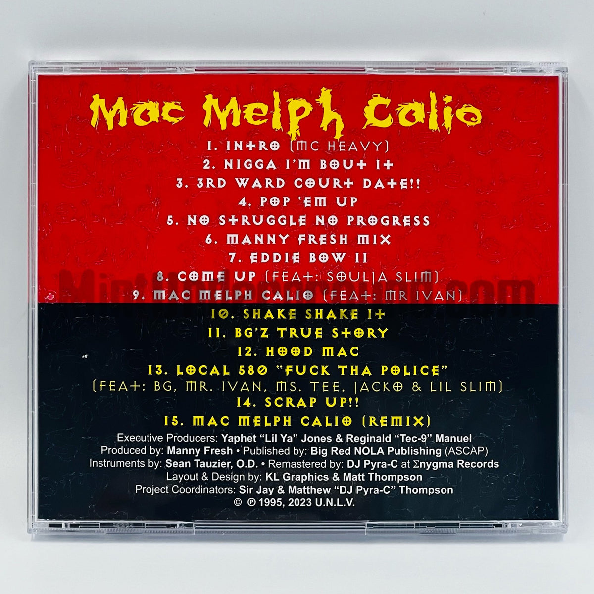 U.N.L.V./UNLV (Uptown Niggas Living Violent) – Mac Melph Calio CD, additional photo 4