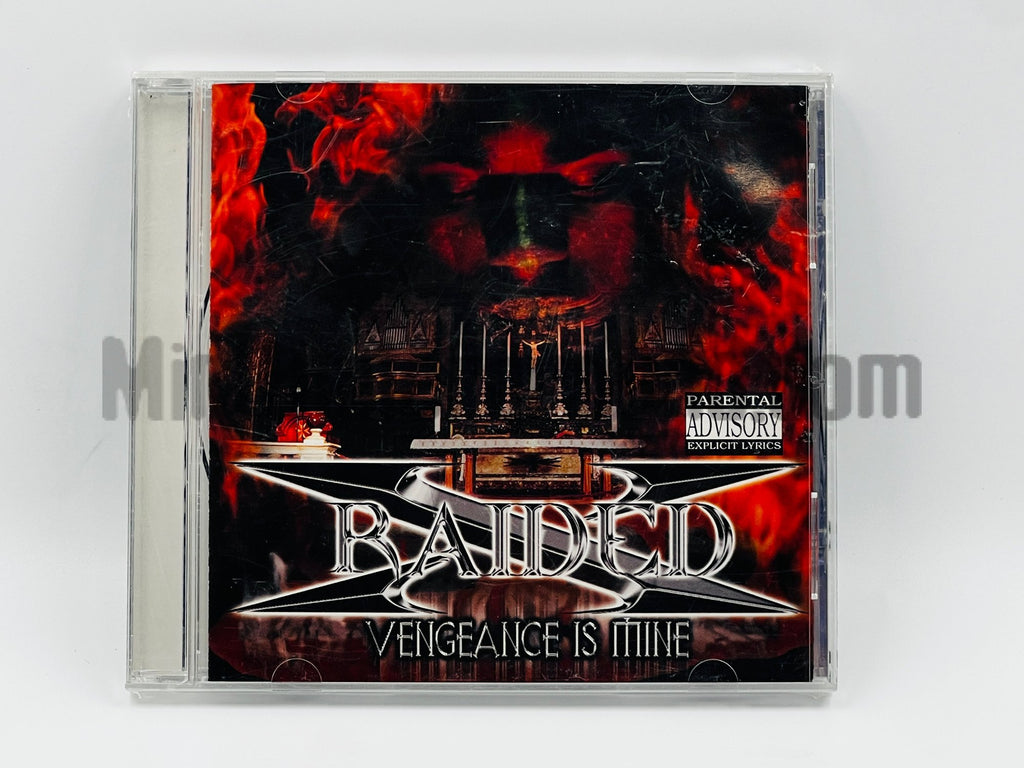 X-Raided – Vengence Is Mine CD, front cover
