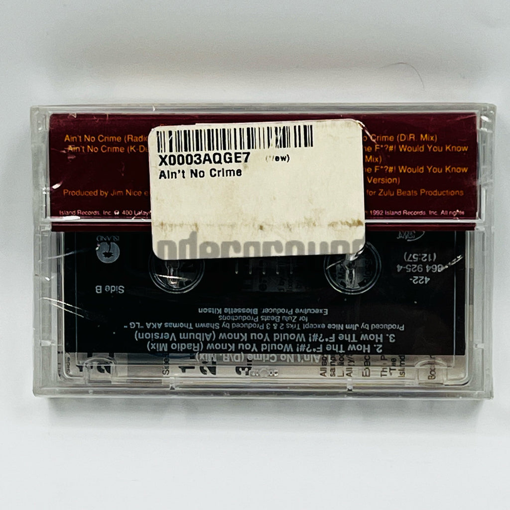 Positive K – Ain't No Crime/How The F*?#! Would You Know Cassette Single, back cover