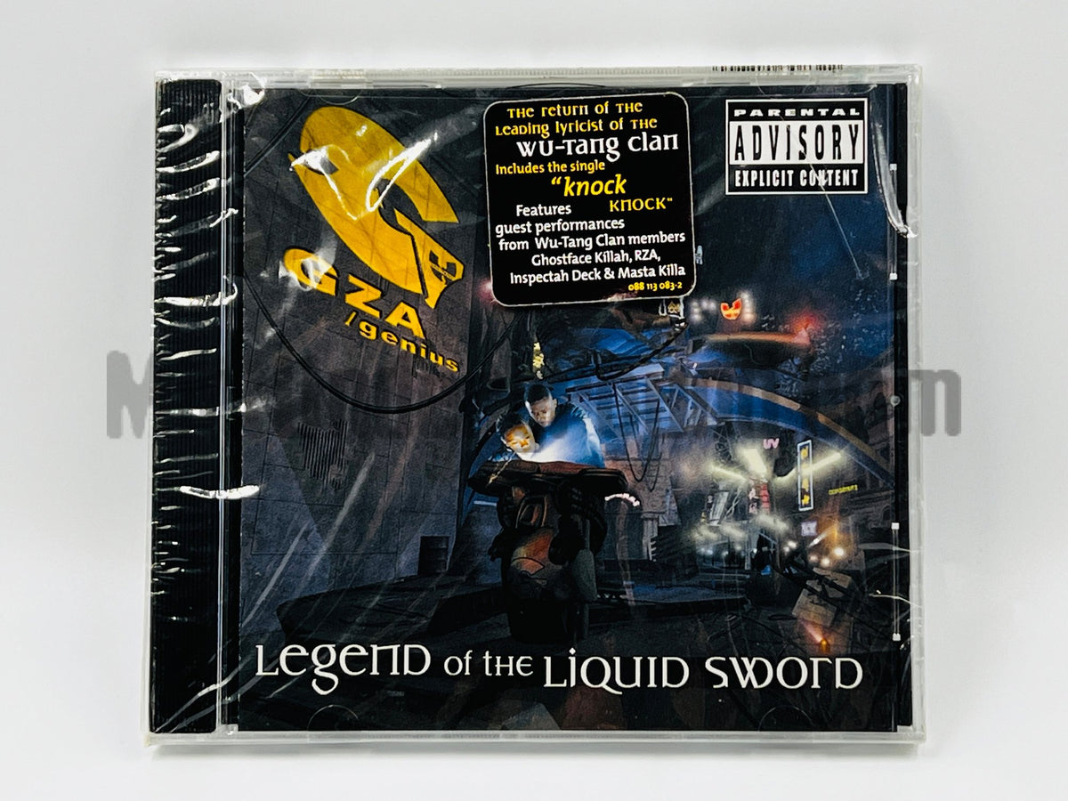 GZA/The Genius – Legend Of The Liquid Sword CD, front cover