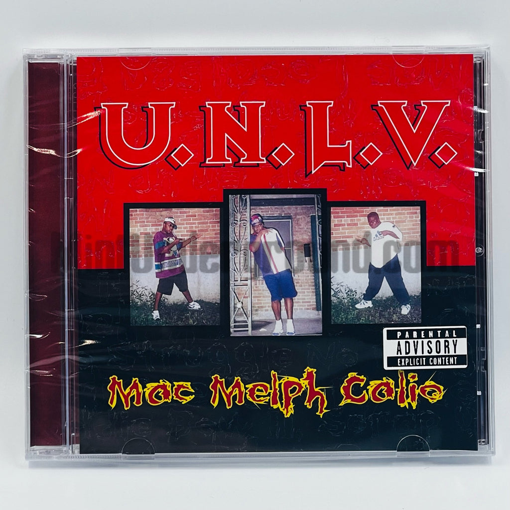 U.N.L.V./UNLV (Uptown Niggas Living Violent) – Mac Melph Calio CD, front cover