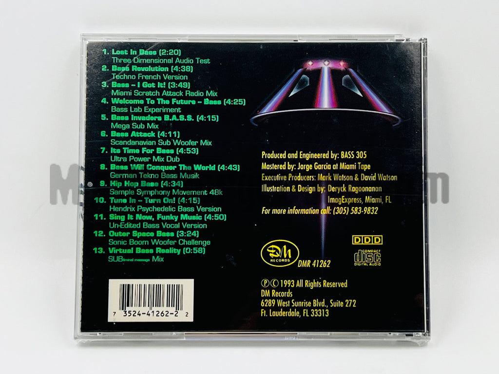 Bass Invaders – Lost In Bass CD, back cover