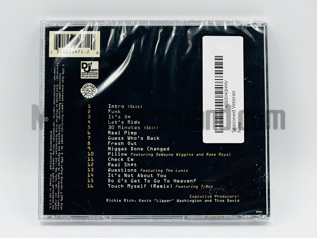 Richie Rich – Seasoned Veteran CD, back cover