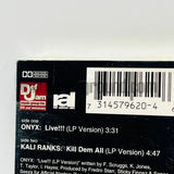 Onyx/Kali Ranks: Live!!!/Kill Dem All: Cassette Single