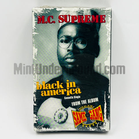 MC Supreme: Black In America: Cassette Single