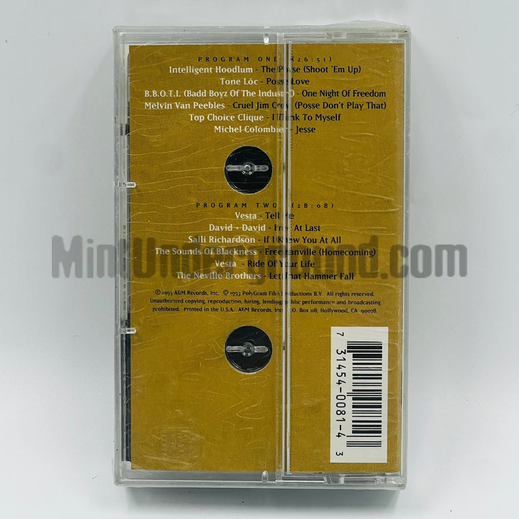 Various Artists – Posse: Original Motion Picture Soundtrack Album Cassette, back cover