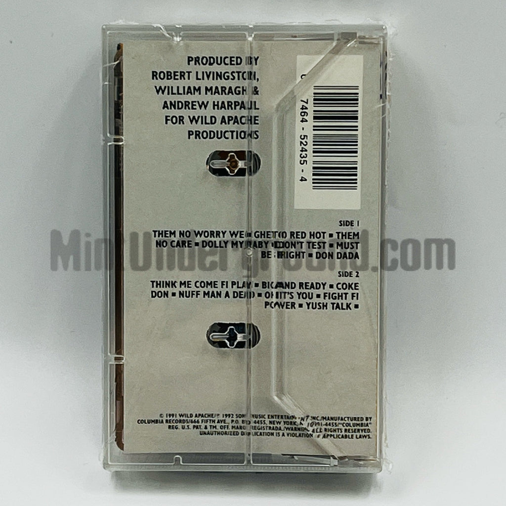 Super Cat – Don Dada Cassette, back cover