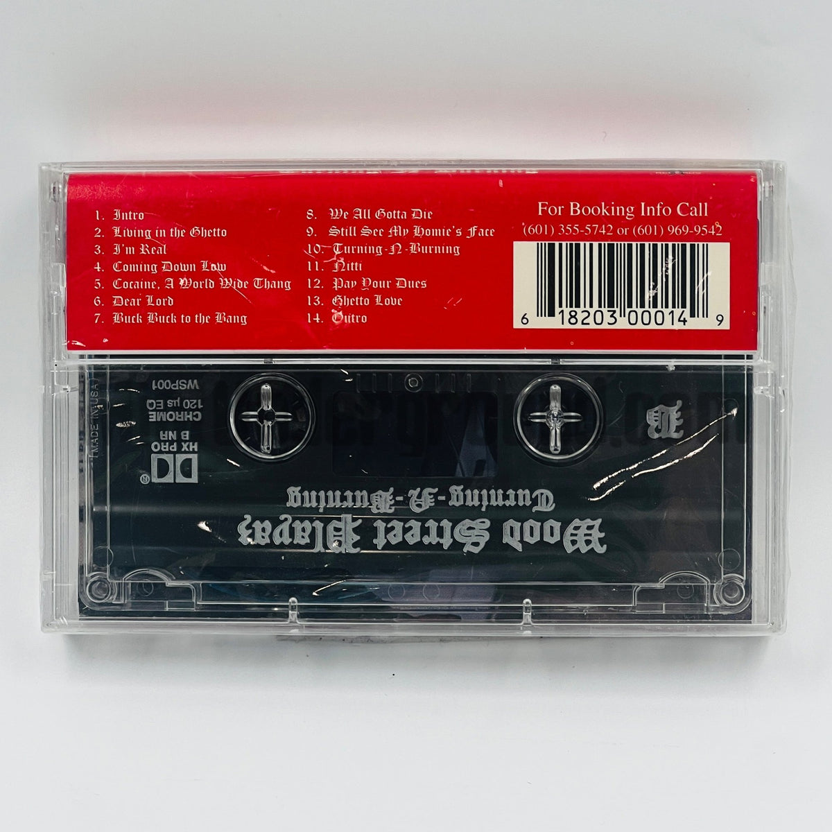 Wood Street Playaz – Turning-N-Burning Cassette, back cover