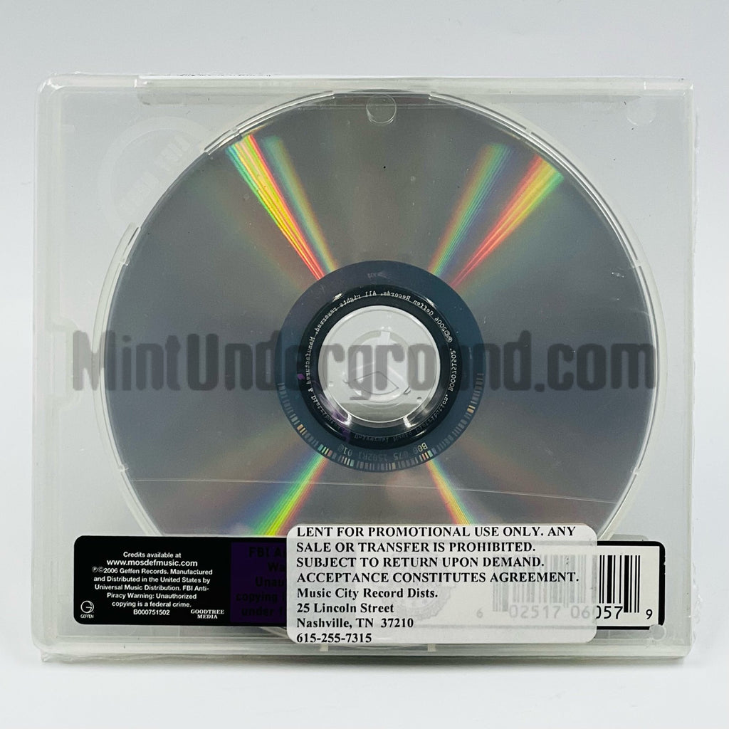 Mos Def – True Magic CD, back cover