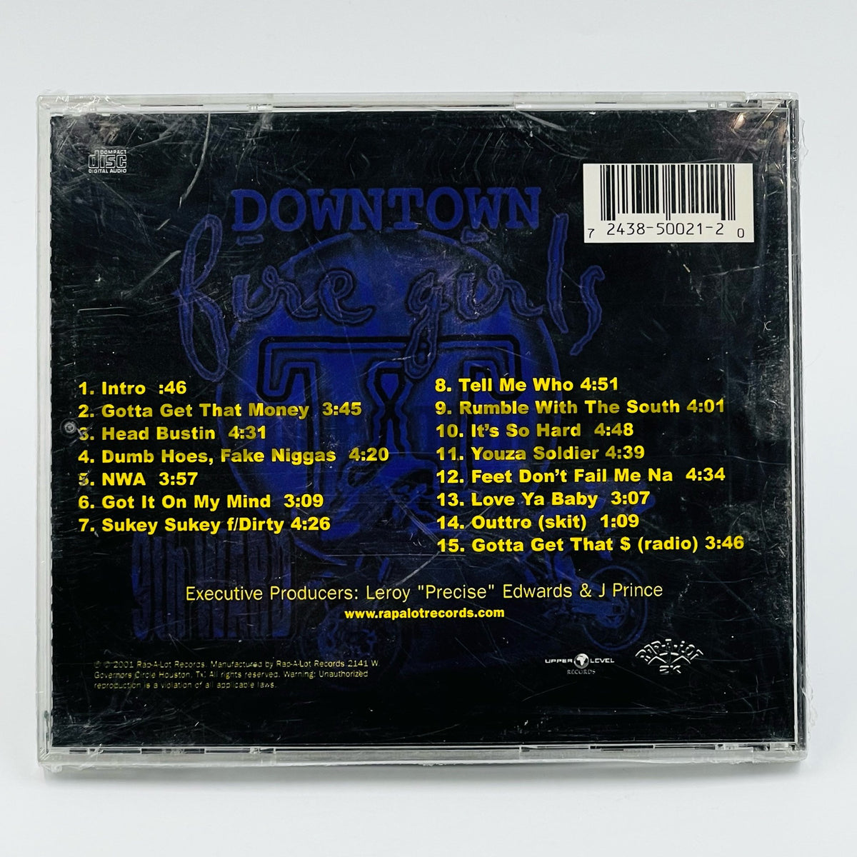 Ghetto Twiinz – Got It On My Mind CD, back cover