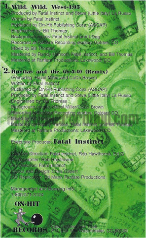 Fatal Instinct: Hustla's And The G's: Cassette