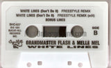 Grandmaster Flash and Melle Mel: White Lines: Cassette Single