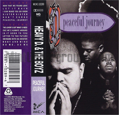 Heavy D & The Boyz: Peaceful Journey: Cassette Heavy D & The Boyz: Peaceful Journey: Cassette