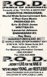 The P.O.D. (Prince Of Darkness) of Young & Restless: Give Me 50 Feet: Cassette Single