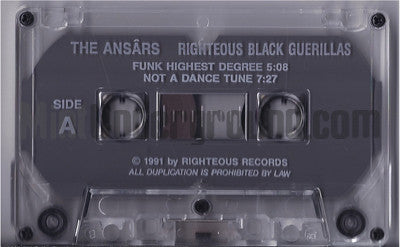 The Ansars: Righteous Black Guerillas: Cassette