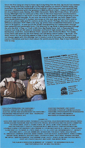 The Awsome 2 Presents: The History Of Rap Volume One: Cassette