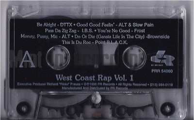 Various Artists: West Coast Rap Vol. 1: Cassette – Mint Underground
