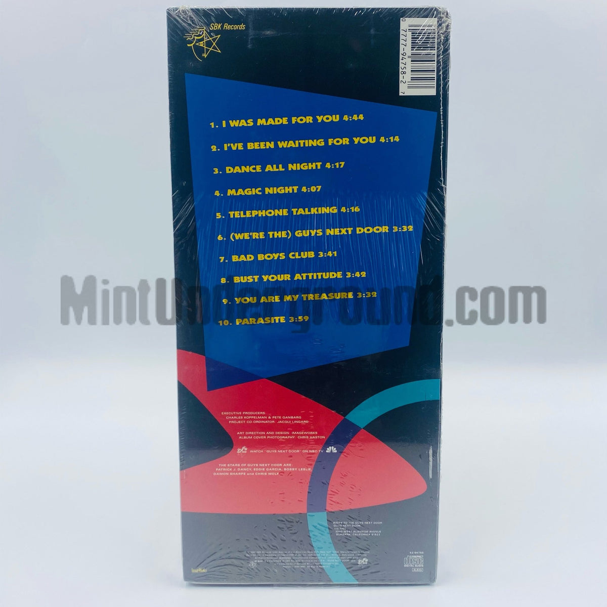 Guys Next Door – Guys Next Door CD, back cover