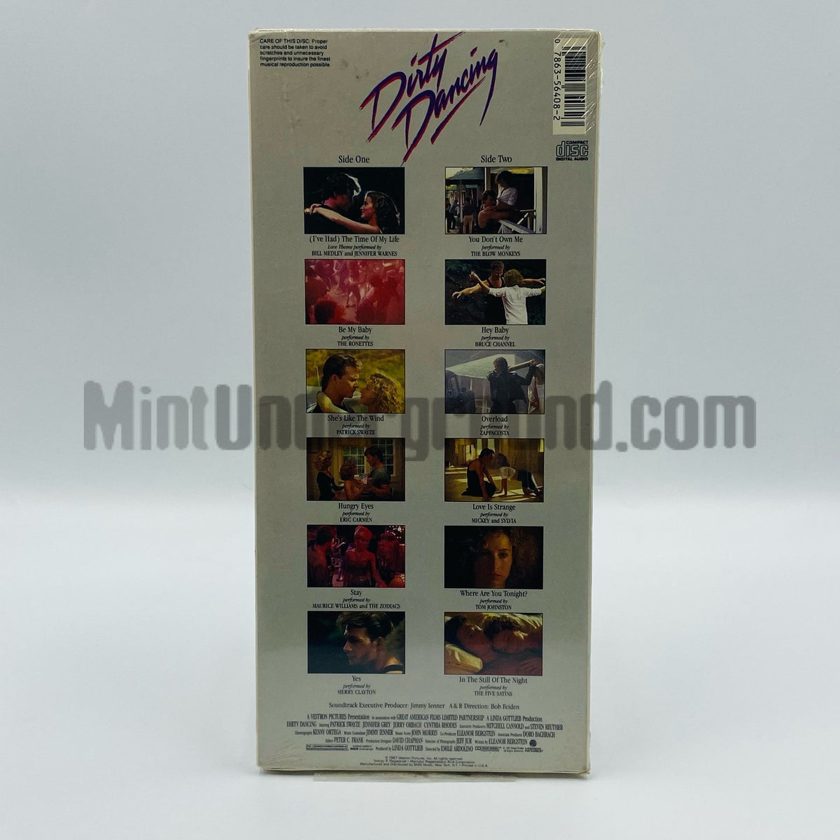Various Artists – Dirty Dancing: Original Soundtrack From The Vestron Motion Pitcture CD, back cover