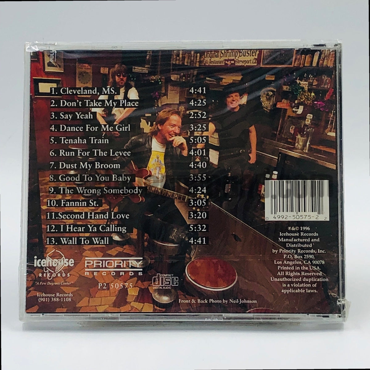 The Bluebirds – South From Memphis CD, back cover