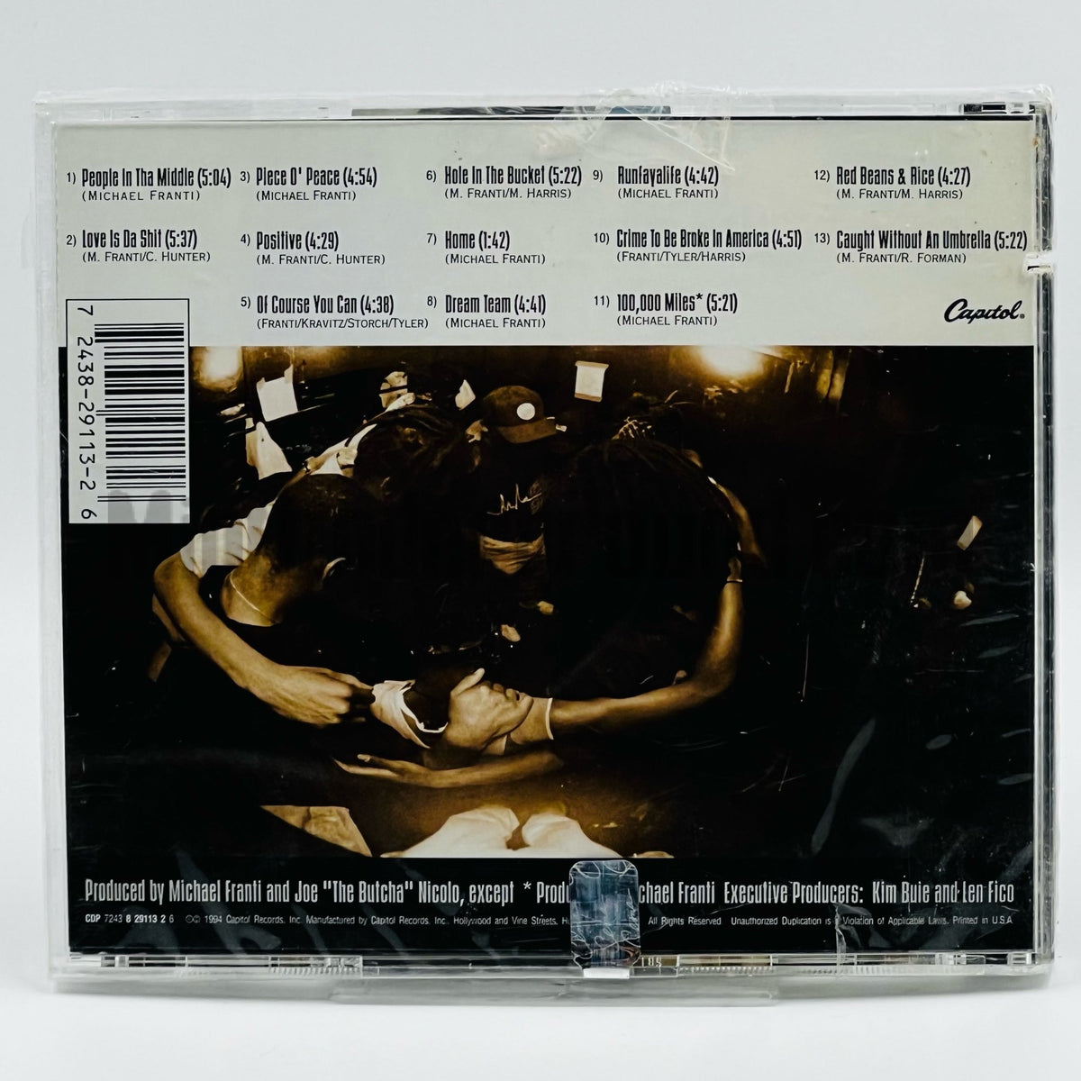 Spearhead – Home CD, back cover