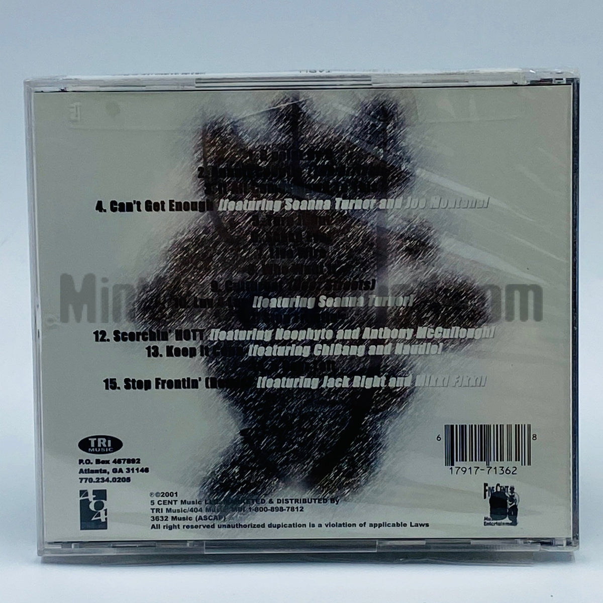 Tabu – It All Comes Down To This CD, back cover
