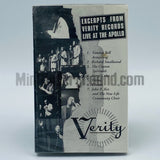 Various Artists: Verity Records: Excerpts From Verity Records Live At The Apollo: Cassette