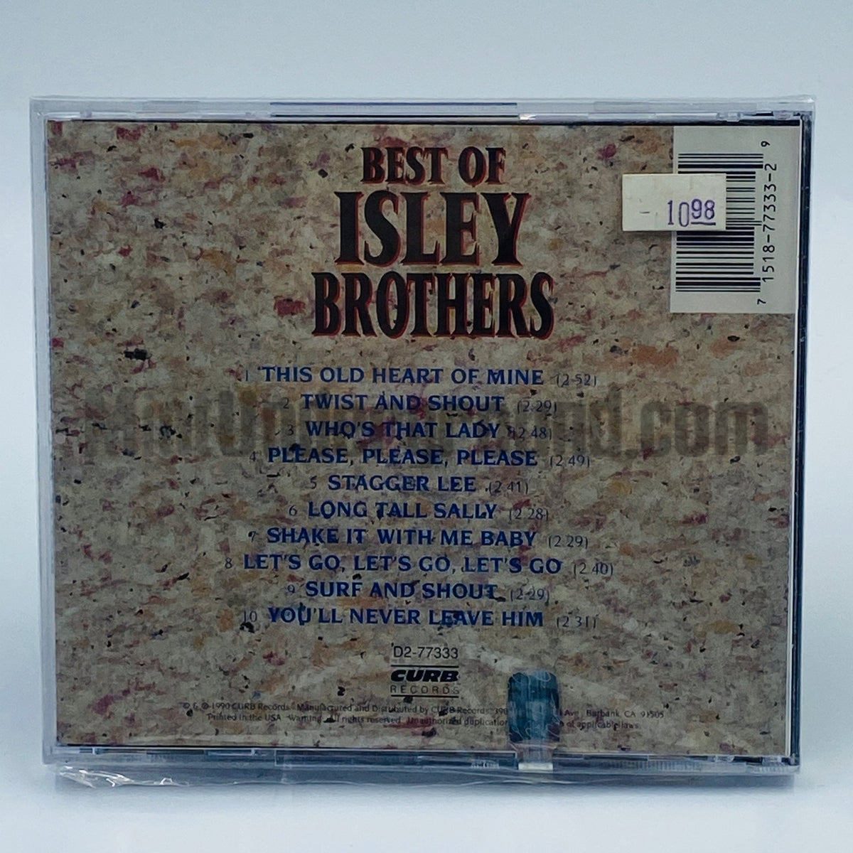 The Isley Brothers – Best Of Isley Brothers CD, back cover