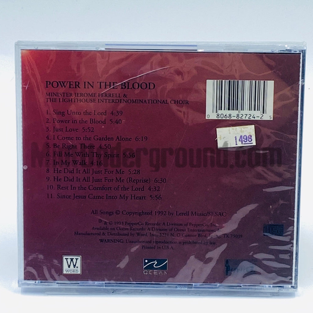 The Lighthouse Interdenominational Choir – Power In The Blood CD, back cover