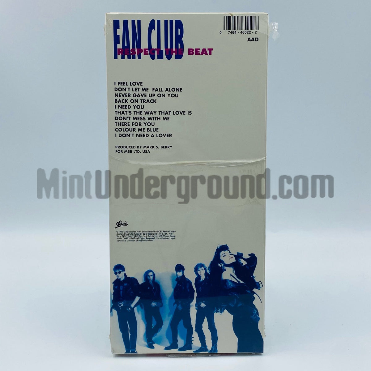 Fan Club – Respect The Beat CD, back cover