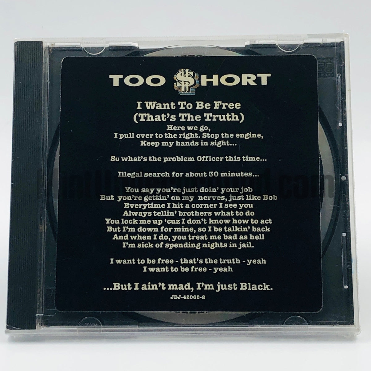Too Short – I Want To Be Free (That's The Truth) CD Single, front cover