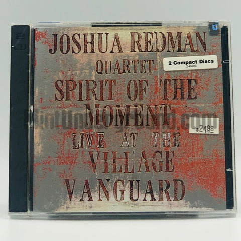 Joshua Redman Quartet: Spirit Of The Moment: Live At The Village Vanguard: CD