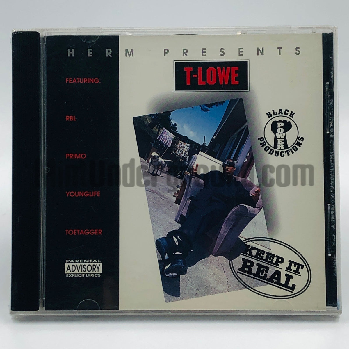 T-Lowe – Keep It Real CD, front cover