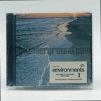 Environments 1 – The Music Of The Future Isn't Music: Psychologically Ultimate Seashore CD, front cover