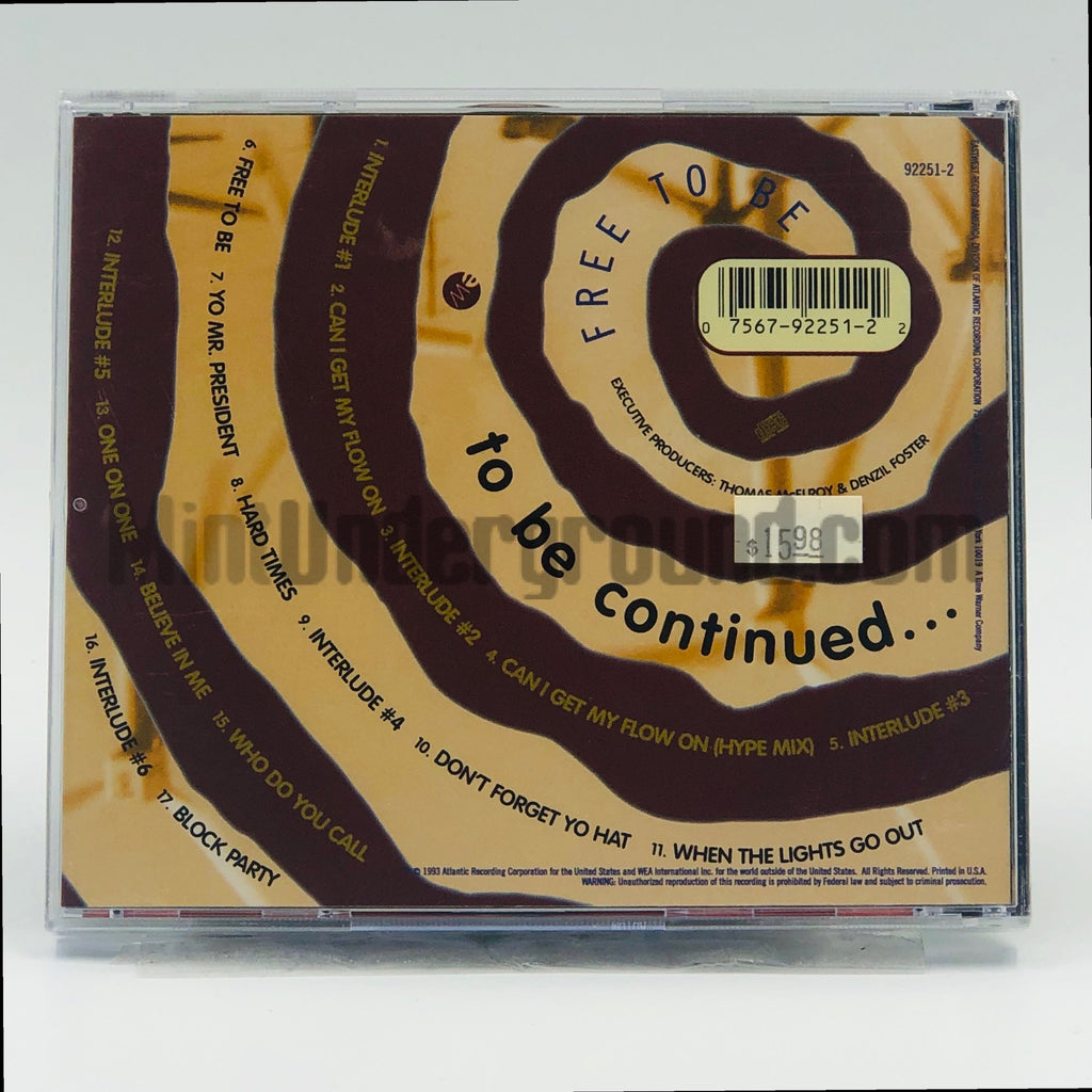 To Be Continued... – Free To Be CD, back cover