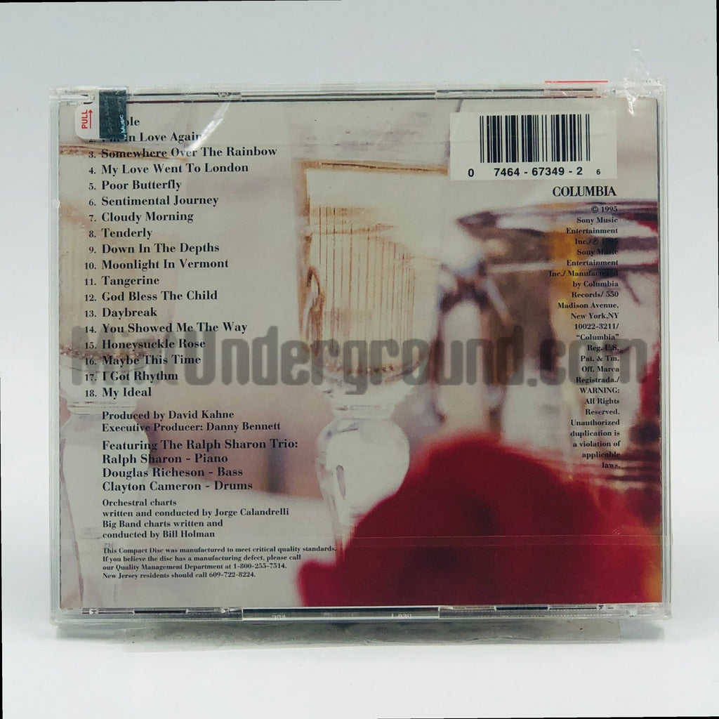 Tony Bennett – Here's To The Ladies CD, back cover