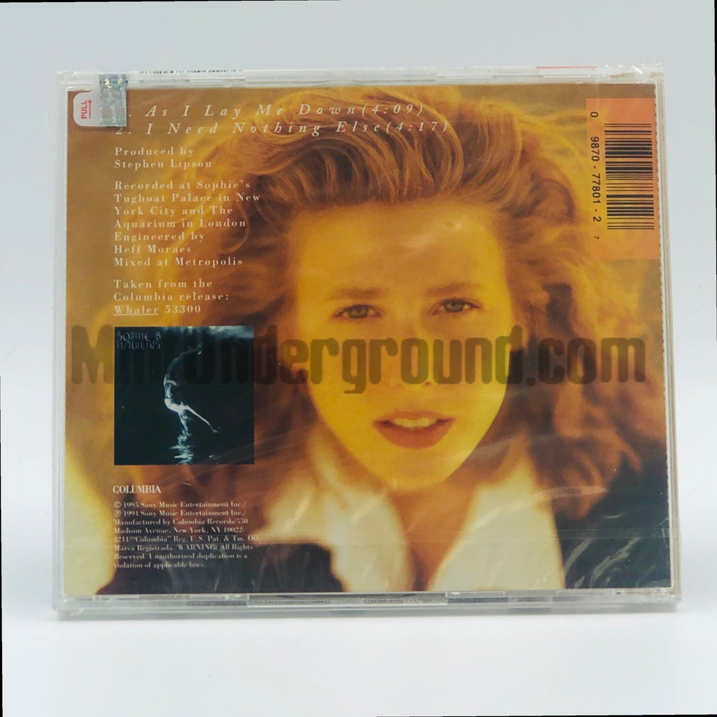 Sophie B. Hawkins – As I Lay Me Down CD Single, back cover