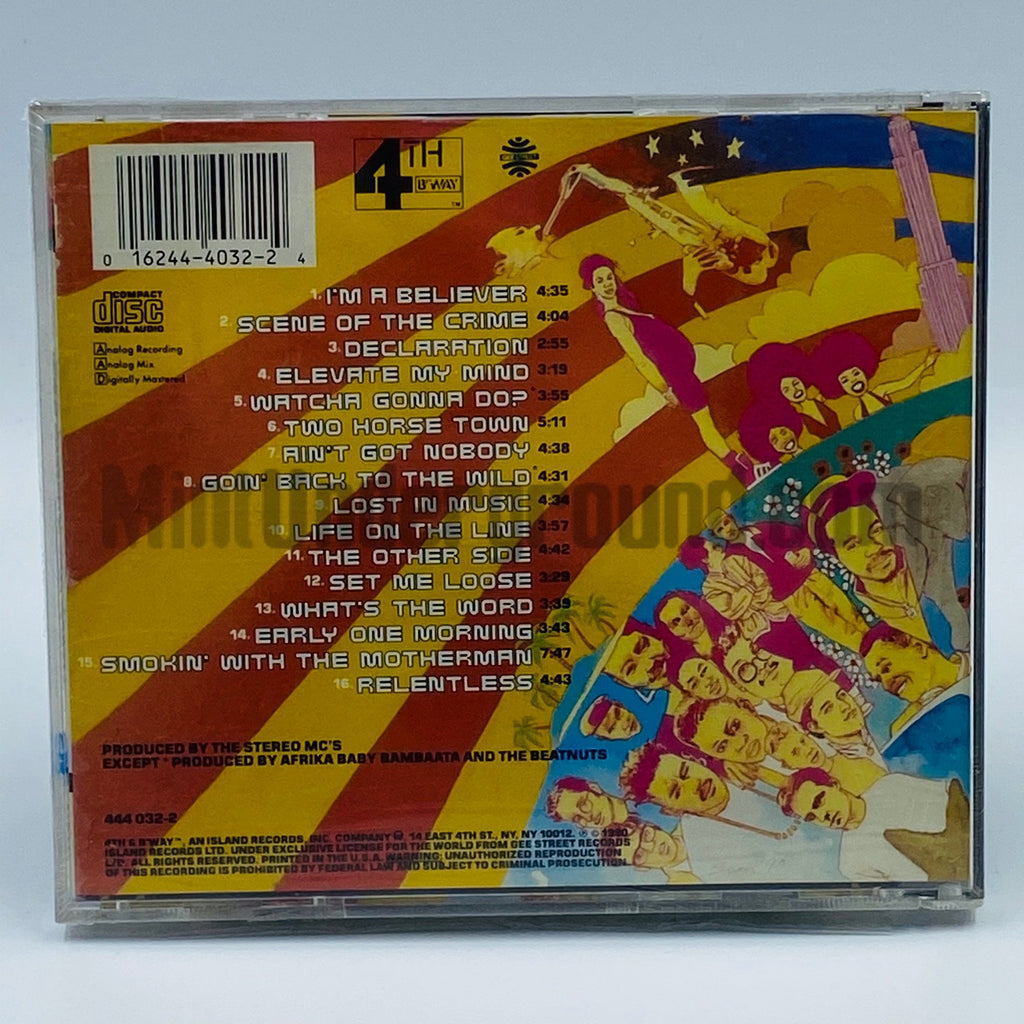 Stereo MC's – Supernatural CD, back cover