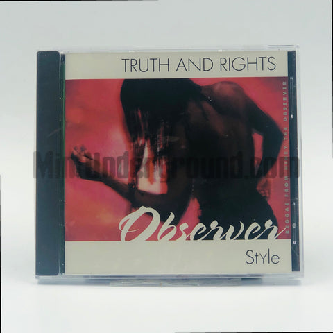 Niney The Observer: Truth And Rights, Observer Style: CD