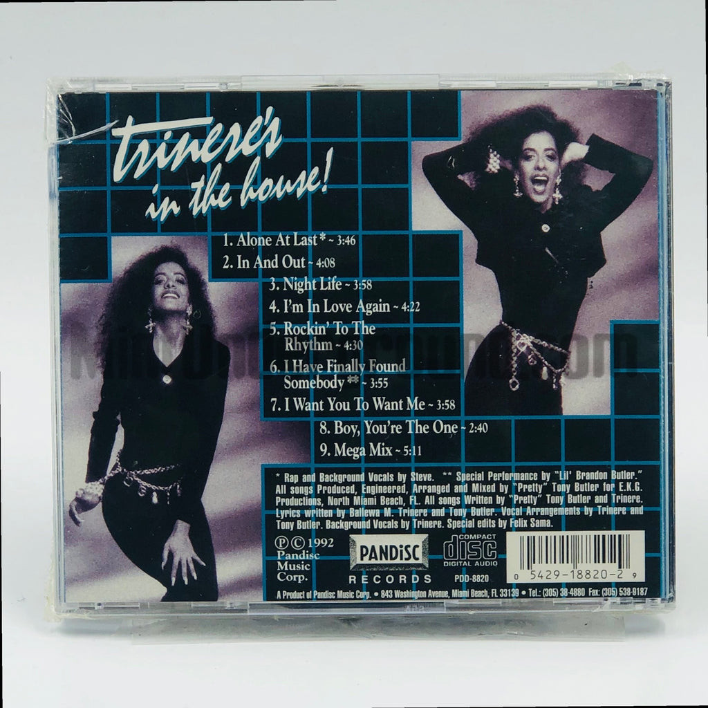 Trinere – Trinere's In The House CD, back cover