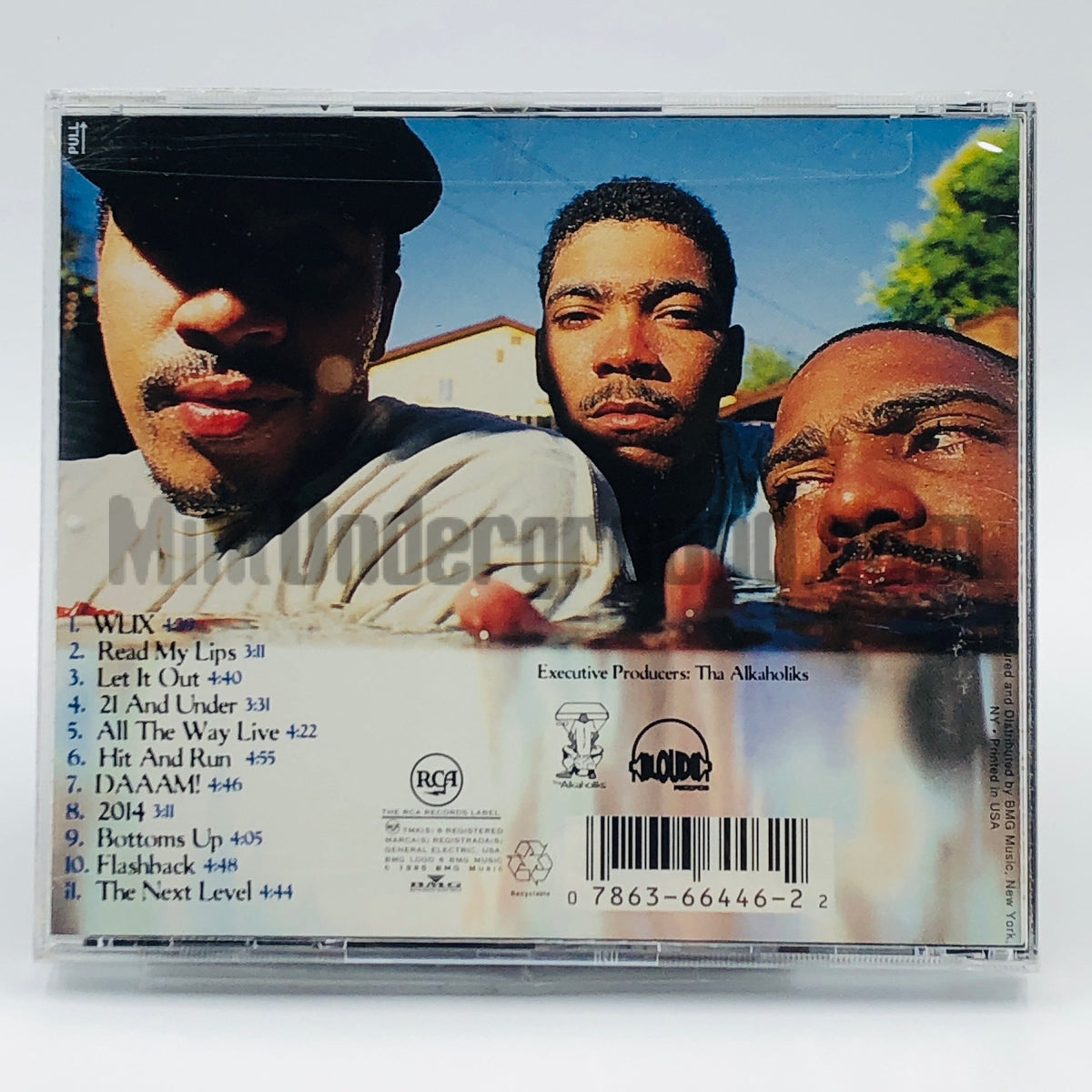 Tha Alkaholiks – Coast II Coast CD, back cover