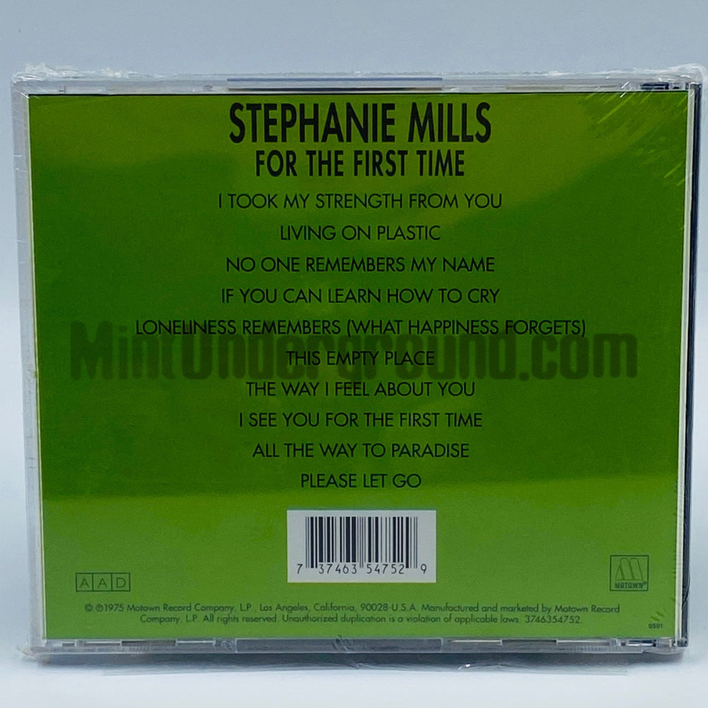 Stephanie Mills – For The First Time CD, back cover